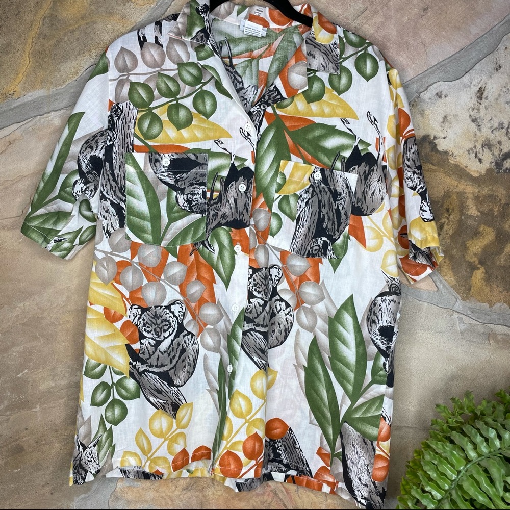 Miss B Vintage 1980s Koala Camp Shirt